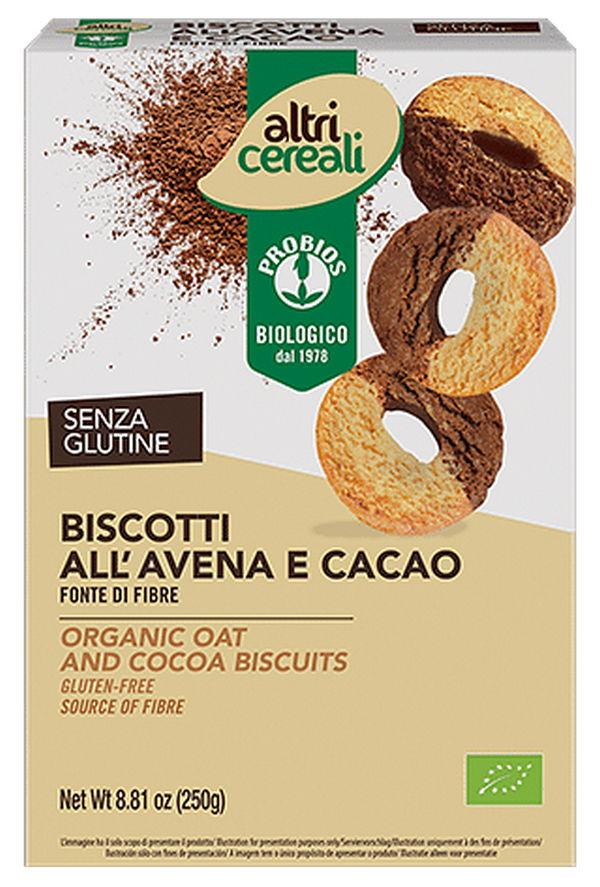 Altricereali Biscotti All' Avena E Cacao 250 G