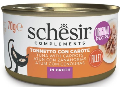 Schesir cat complements tonnetto con carote in brodo 70gr - Immagine 4