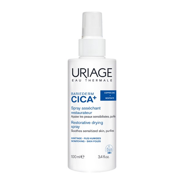Uriage Bariéderm Cica-Spray - Assorbente Riparatore Al Cu-Zn 100 ml - Immagine 11