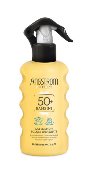 PROTEZIONE SOLARE 50 + ANGSTROM BAMBINI LATTE SPRAY RESISTENTE ACQUA - Immagine 7