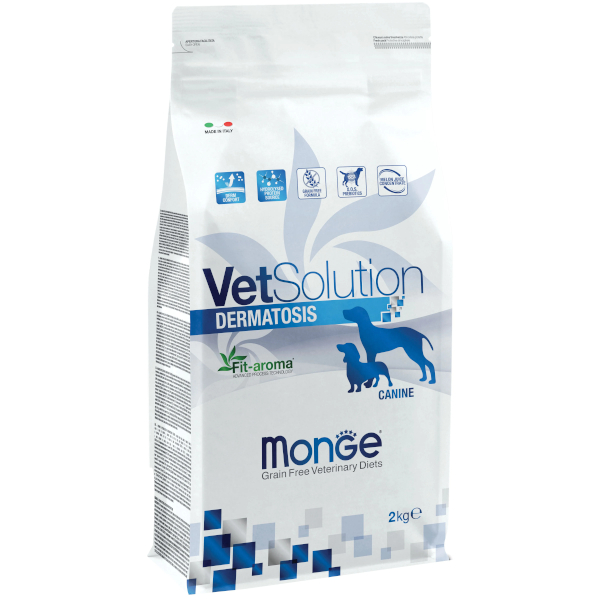 MONGE VetSolution Dermatosis Salmone - Alimento completo per cani con pelli sensibili 2 kg - Immagine 3