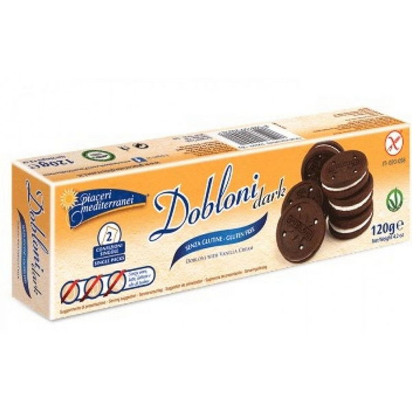 Piaceri Mediterranei Dobloni Dark Senza Glutine, 120G - Immagine 6