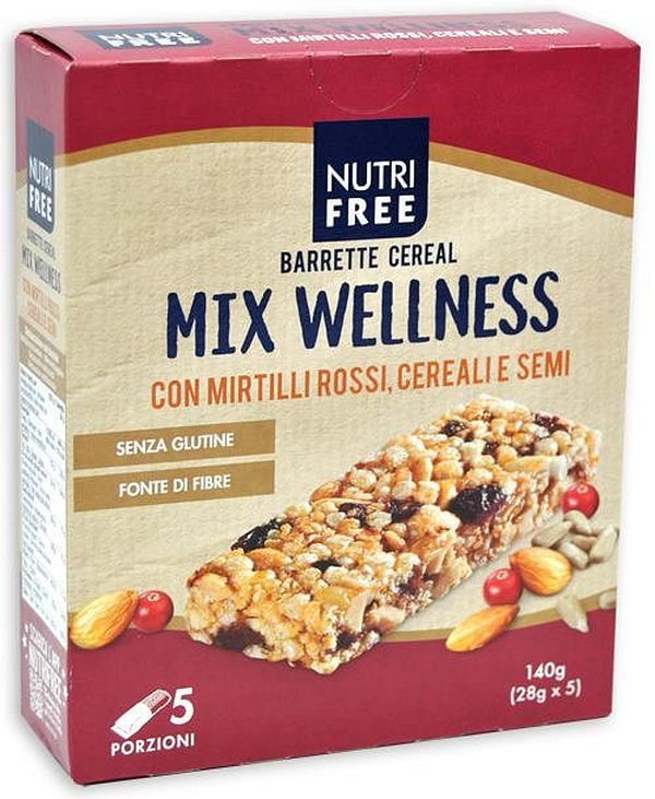Nutrifree Barrette Cereal Mix Wellness Senza Glutine 5 Pezzi - Immagine 4