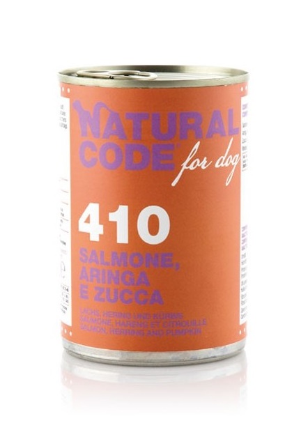 Natural Line Srl Natural Code 410 For Dog Salmone Aringa E Zucca - Immagine 3