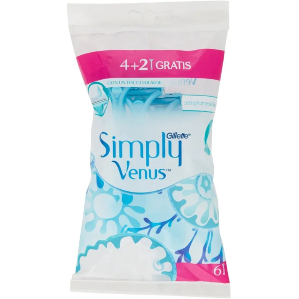 GILLETTE VENUS SIMPLY 2 LAME 4+2PZ - Immagine 6