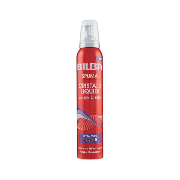 3 PZ BILBA SPUMA CRISTALLI LIQUIDI CON SEMI DI LINO EXTRA FORTE 200ML - Immagine 6