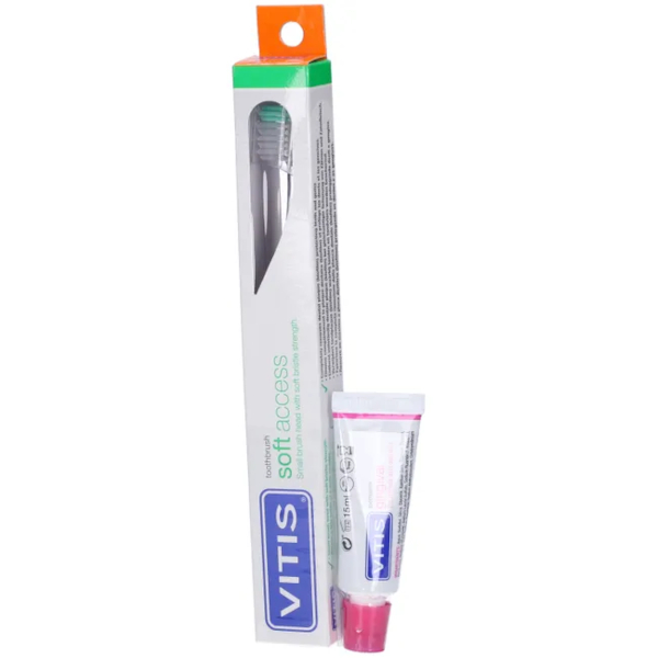 DENTAID Kit Vitis spazzolino Soft Access + dentifricio gingival - Immagine 4
