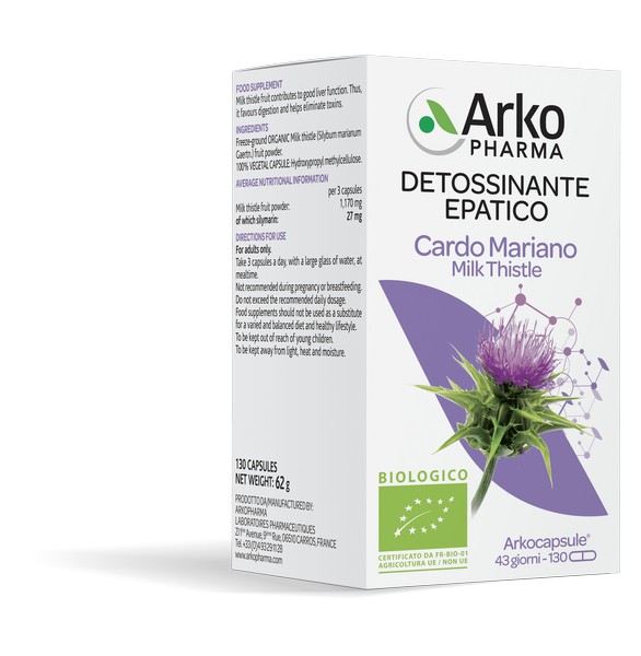 Arkocapsule Cardo Mariano 130- Integratore Per La Digestione - Immagine 4