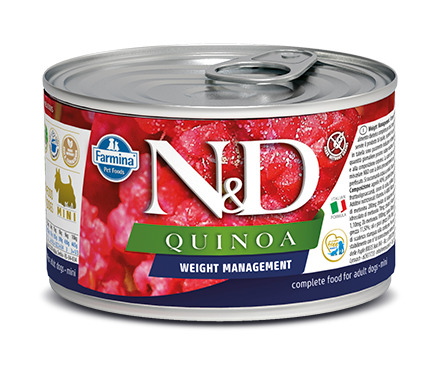 N&D WET DOG WEIGHT QUINOA 140G