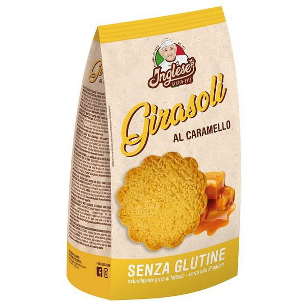 Inglese Gluten Free Inglese Girasoli Biscotti Al Caramello Senza Glutine 300G - Immagine 3