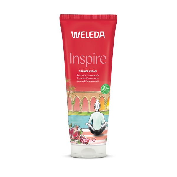 Weleda Inspire Doccia Cremosa Fragranza Bagnodoccia Melograno 200Ml - Immagine 3