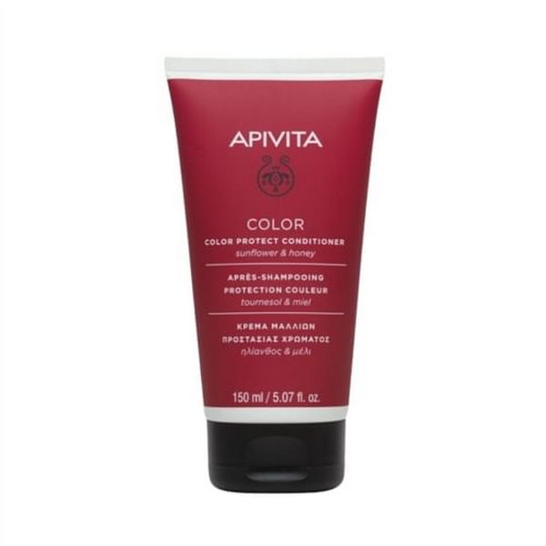 Apivita Color Seal Balsamo Protettivo Per Capelli Colorati E Mèches Senza Solfati 150 Ml - Immagine 4