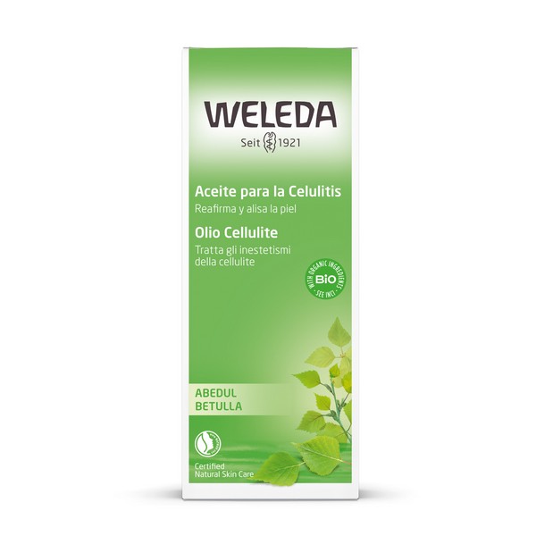 Weleda Olio Cellulite Alla Betulla Tonificante E Naturale 100ml