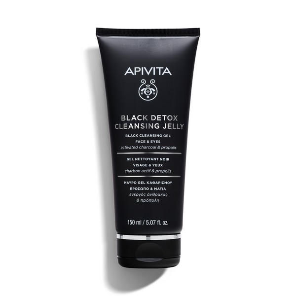 Apivita Gel Detergente Nero Viso E Occhi Purificante 150ml