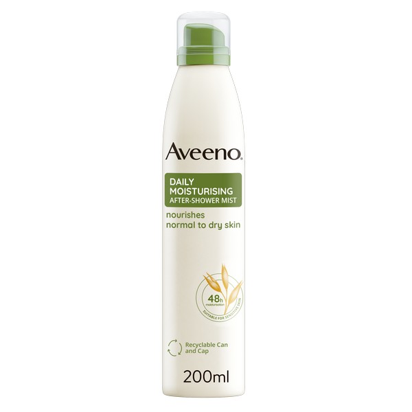 Aveeno Daily Aveeno Spray Idratante Corpo Dopo Doccia All'avena Per Proteggere E Nutrire La Pelle Secca, Ad Assorbimento Rapido 200 Ml - Immagine 6