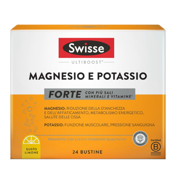 Health And Happiness (H&H) It. Swisse Magnesio E Potassio Forte - Integratore Alimentare Con Vitamine E Sali Minerali - 24 Buste - Immagine 8