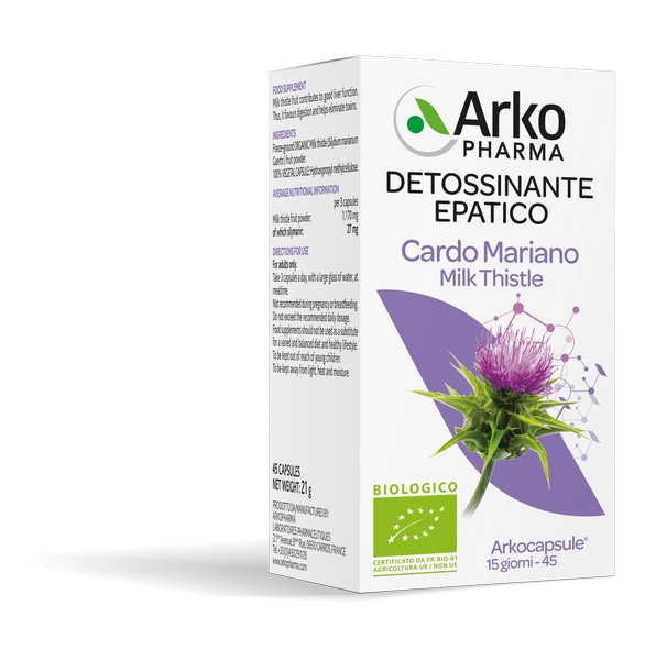 Arkocapsule cardo mariano45capsule bio - Immagine 9