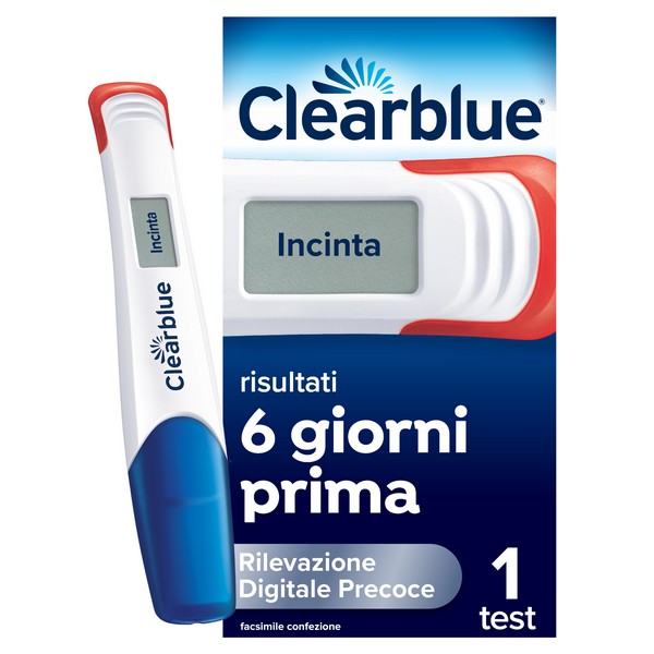 Clearblue Chiari/Chiara Test Gravidanza Rilevazione Precoce Digitale 1 Pezzo - Immagine 10