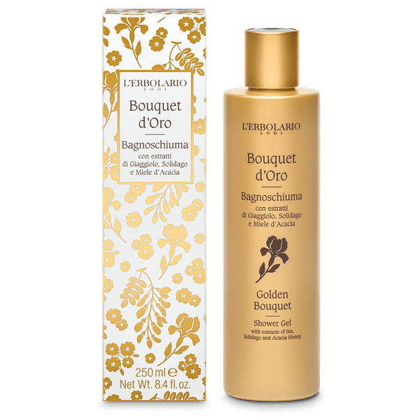 L'erbolario Oro Bouquet D' Bagnoschiuma Detergente Corpo Idratante E Delicato 250 Ml - Immagine 4