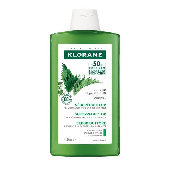 Klorane Shampoo Ortica Bio T20 Da 400ml