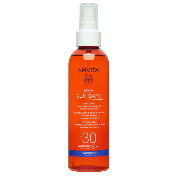 Apivita Bee Sun Safe Olio Esaltante L'abbronzatura Spf 30 200 Ml - Immagine 3