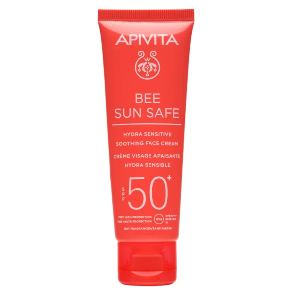 Apivita Crema Bee Sun Safe Lenitiva Per Pelle Sensibile Spf 50 50 Ml - Immagine 3