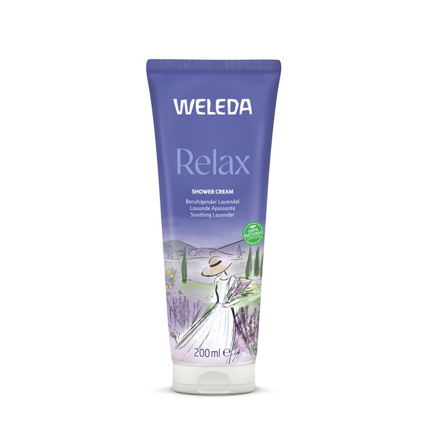 Crema/Lavanda Weleda Relax Doccia 200 Ml - Immagine 3
