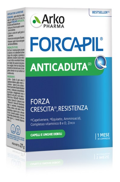 FORCAPIL ANTI CADUTA 30 COMPRESSE - Immagine 3