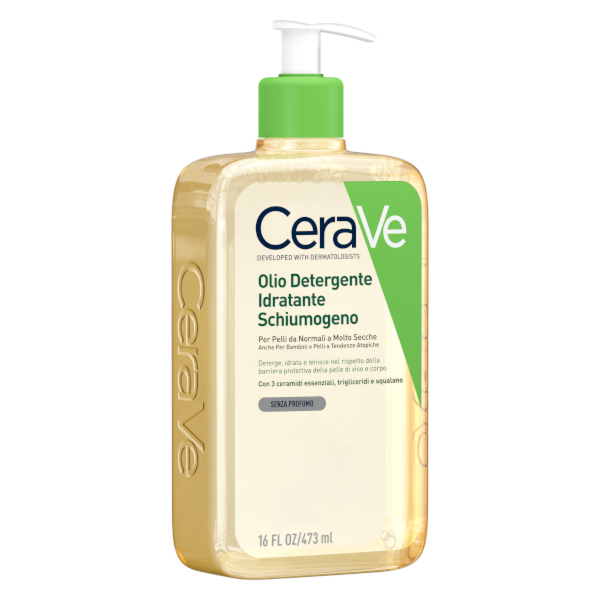 Cerave Unisex Pulizia Viso, Olio Detergente Idratante (Olio Detergente, 473 Ml) - Immagine 10