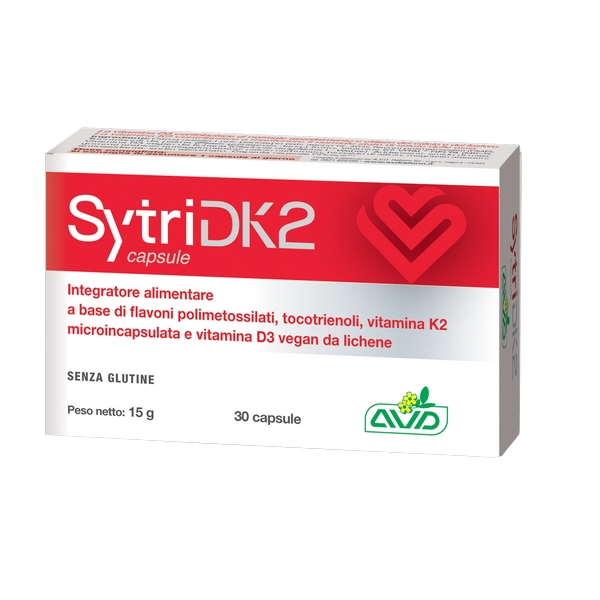 SytriDK2 A Base Di Vitamina D E K2 30 Capsule