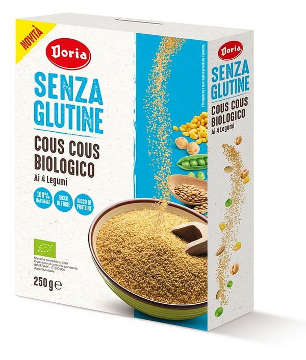 Doria Cous Cous Biologico 4 Legumi 250 G - Immagine 3