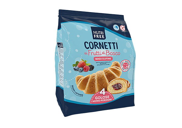 NUTRIFREE 4 Cornetti Ai Frutti Di Bosco senza glutine - Immagine 3