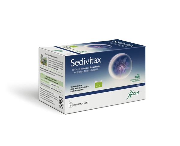 Sedivitax Tisana Sonno Naturale con Passiflora Melissa Camomilla 20 Bustine - Aboca - Immagine 6