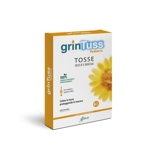 Aboca Grintuss Pediatric - Sciroppo Per La Tosse Secca E Grassa 12 Flaconcini - Immagine 9