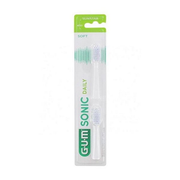 Gum Sonic Daily Spazzolino Batteria Refill White 2 Pezzi - Immagine 7