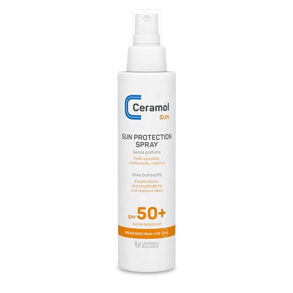 Unifarco Spa Ceramol Sun Spray Solare Spf50+ - Protezione Solare Molto Alta Per Adulti E Bambini - 200 Ml - Immagine 4