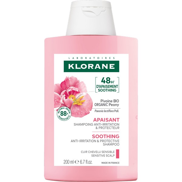 Klorane Shampoo Alla Peonia Bio Protettivo E Anti Irritazioni 200Ml - Immagine 4