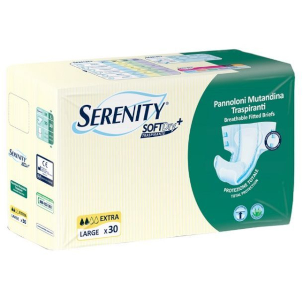 Serenity Sagomato Sd Sensitive Extra Per Incontinenza Moderata E Pelle Sensibile 30 Pezzi - Immagine 4