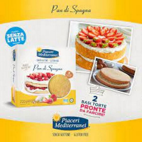 Eurospital Piaceri Mediterranei Pan Di Spagna 220 G - Immagine 6