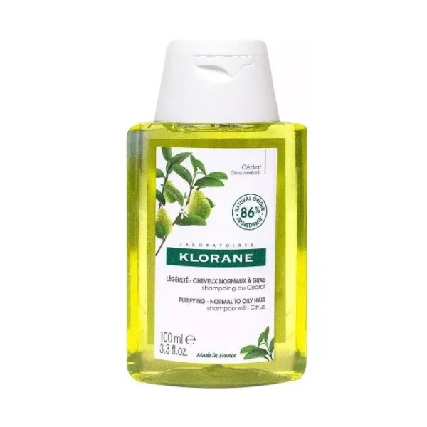 Klorane Shampoo Purificante Alla Polpa Di Cedro 100 Ml - Immagine 4