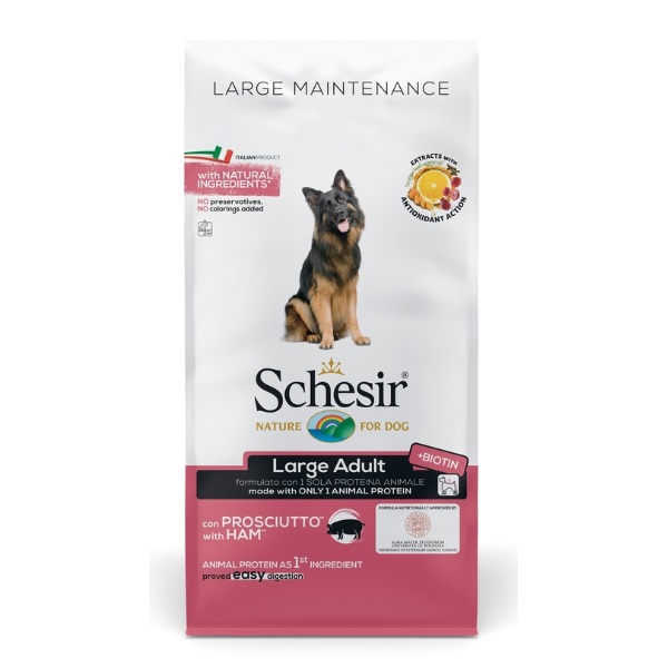 Schesir Dog Large Adult Con Prosciutto - Set %: 2 X 12 Kg - Immagine 4