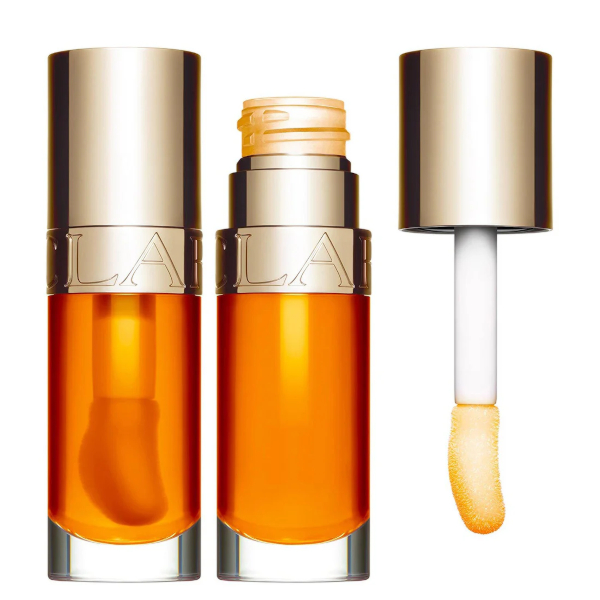 Clarins Giallo Rossetto + Lucidalabbra, Olio Per Il Comfort Delle Labbra (No. 01 - Miele) - Immagine 10