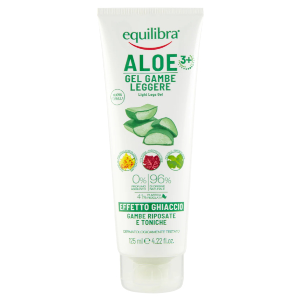 Equilibra Rossa Aloe Gel Gambe Leggere Per Sollievo Gambe Affaticate 125 Ml - Immagine 4