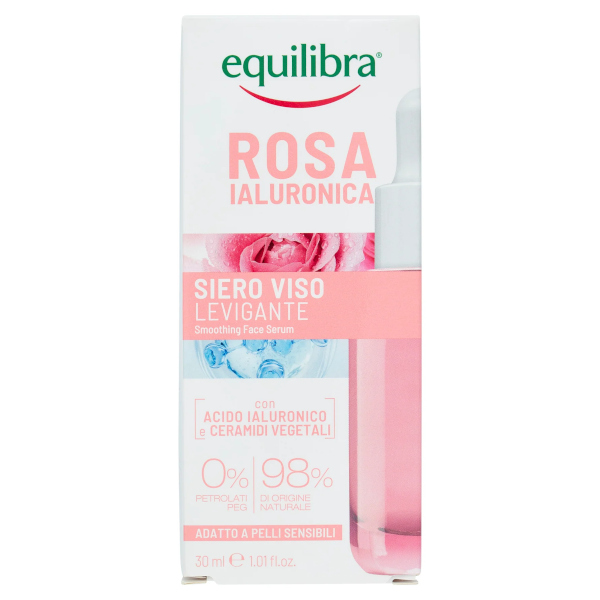 Equilibra Rosa Ialuronica - Siero Viso Levigante 30 ml - Immagine 4