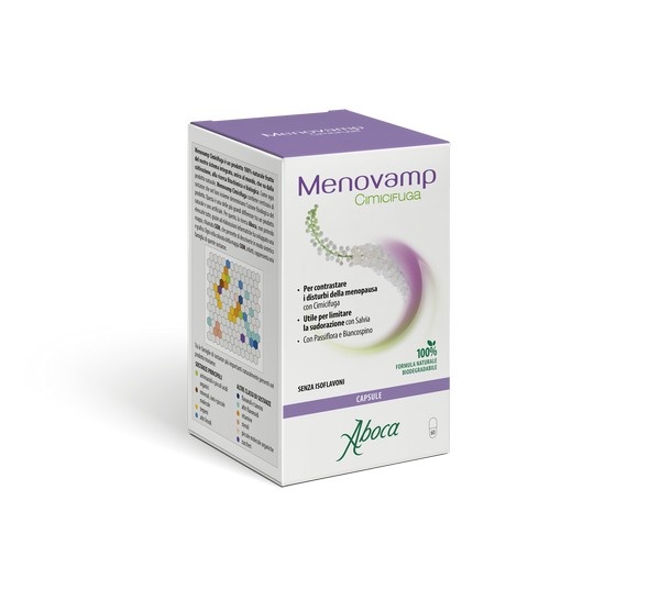 Menovamp Cimicifuga Integratore Menopausa 60 Capsule - Aboca - Immagine 11