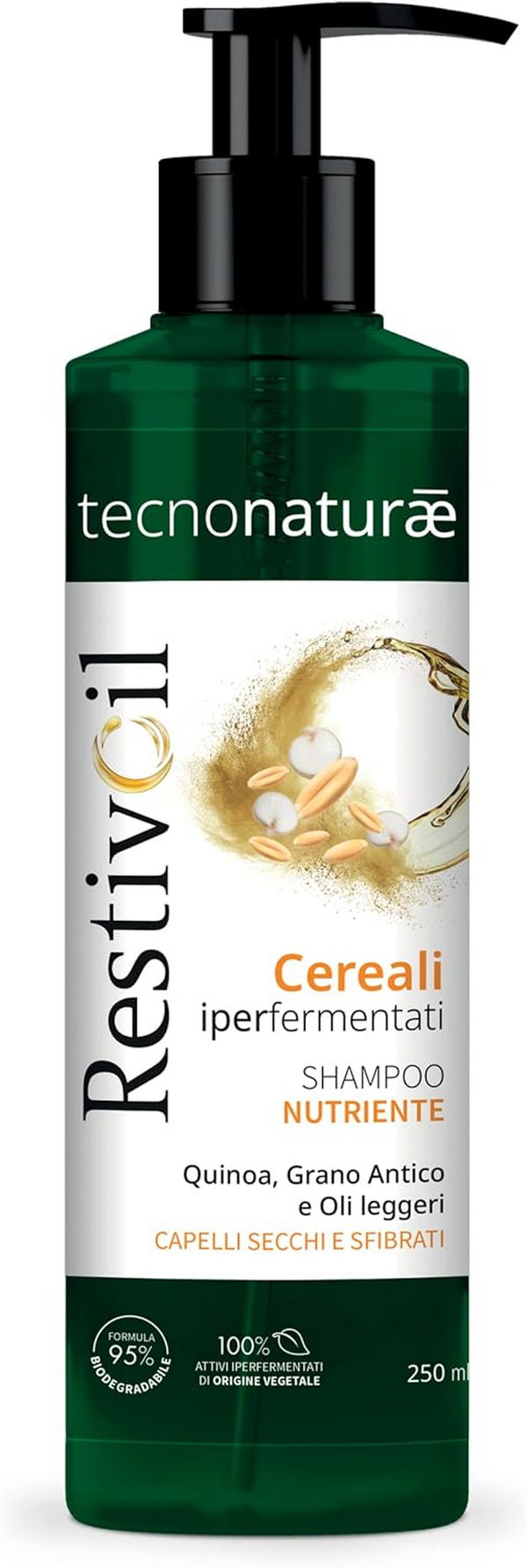 Restivoil Grano Shampoo Tecnonaturae Nutriente Capelli Secchi - Immagine 5