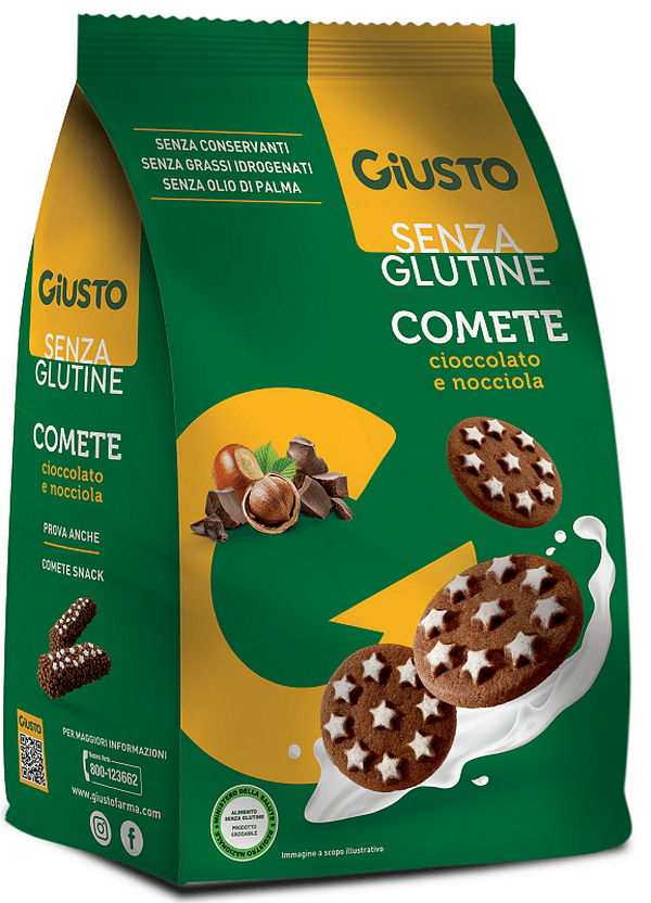 Giusto Senza Glutine Comete Biscotti 200 G - Immagine 3