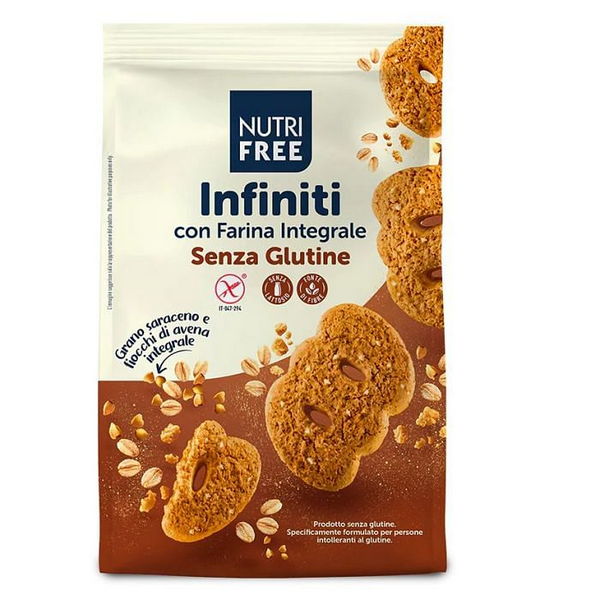Nutrifree Biscotti Integrali Senza Glutine Infiniti - 250 G - Immagine 4