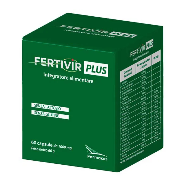 Farmakos Fertivir Plus Integratore Per La Fertilità Maschile 60 Capsule - Immagine 6