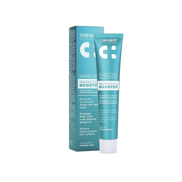 Curasept Dentifricio Frozen Mint Booster Di Protezione Per Il Giorno, 75 Ml, - Immagine 3